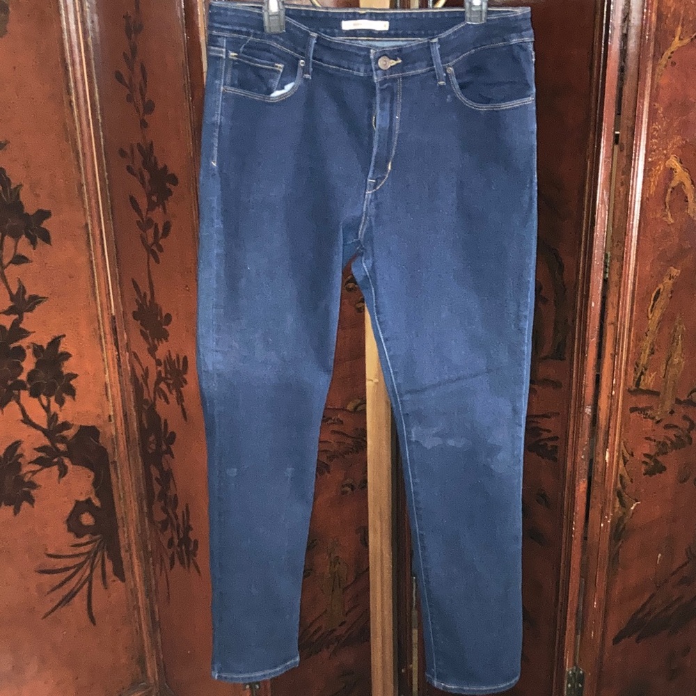 Levi's Dark Blue Denim Jeans